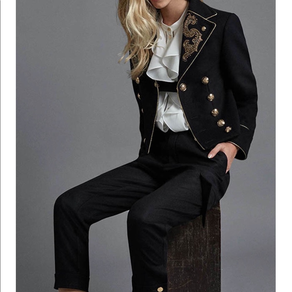 Roberto Cavalli Embroidered Jacket Wool&Cashmere